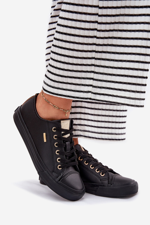 Жіночі Кросівки З Еко Шкіри Big Star RR274749 Чорні