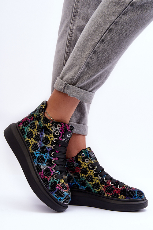 Спортивне взуття на платформі GOE MM2N4009 Чорний