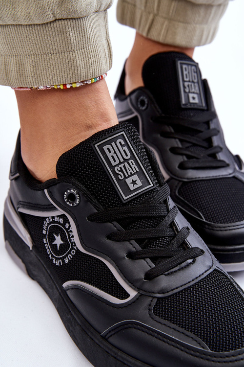 Жіноче спортивне взуття Big Star LL274443 чорно-сірий