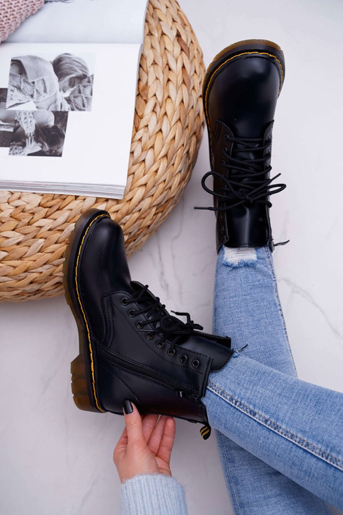 Жіночі черевики Trappers Glans Black Gangsta