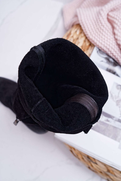 Жіночі черевики Laura Messi 2071 Leather Suede Black This Love