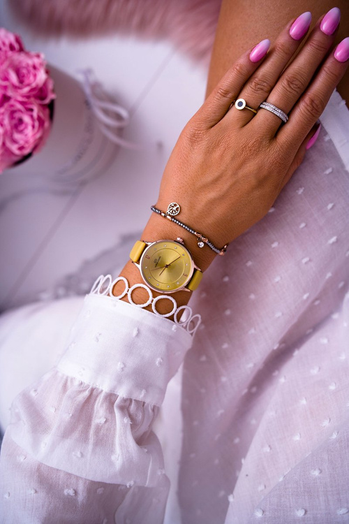 Жіночий годинник Giorgio & Dario Yellow Yenea