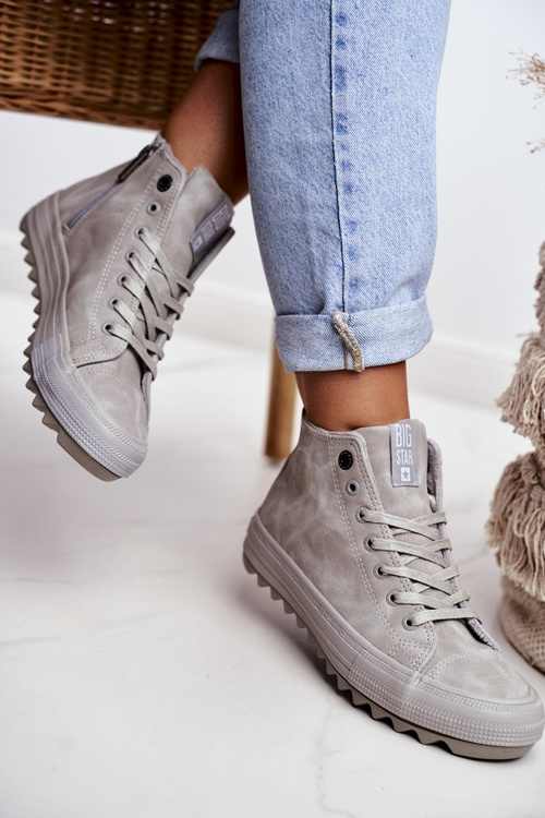 Жіночі кросівки Big Star High Warm Grey GG274070