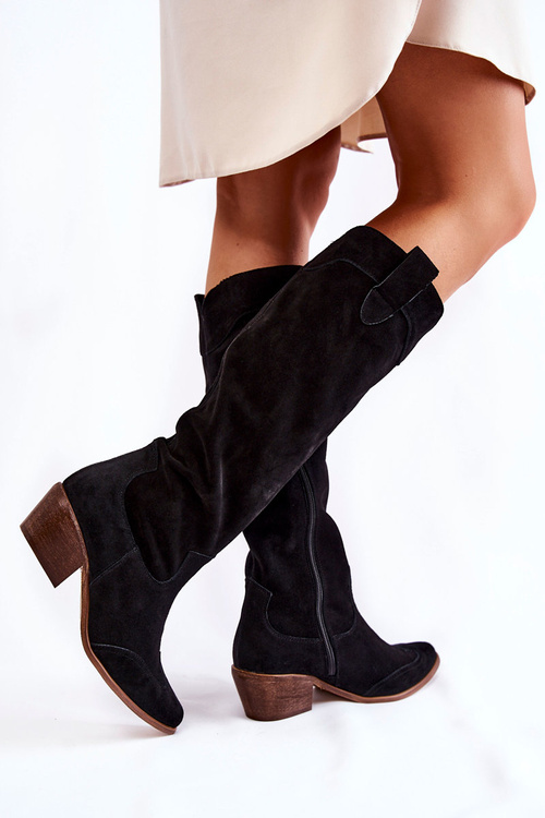 Жіночі черевики на підборах Lewski Shoes 3235 Чорні