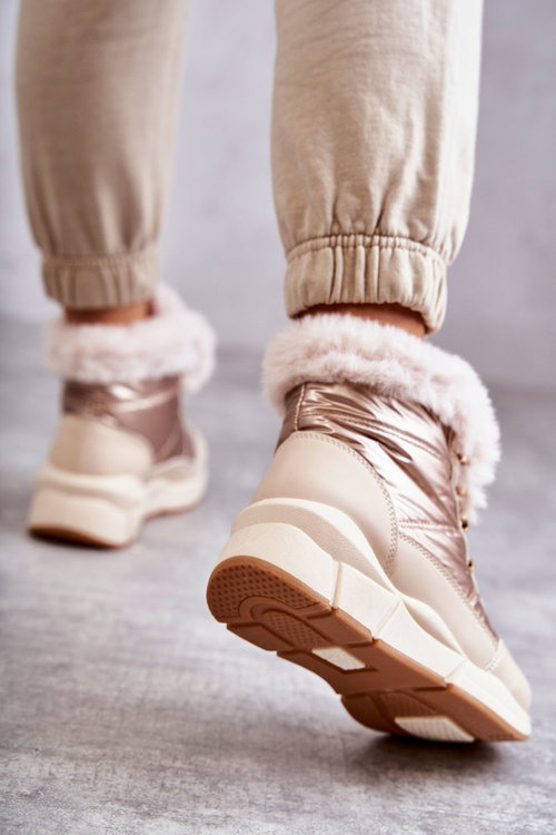 Жіночі мереживні сноуборди світло-бежевого кольору Anna