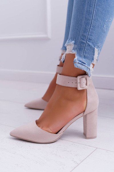 Жіночі туфлі на шпильці Beige Domine