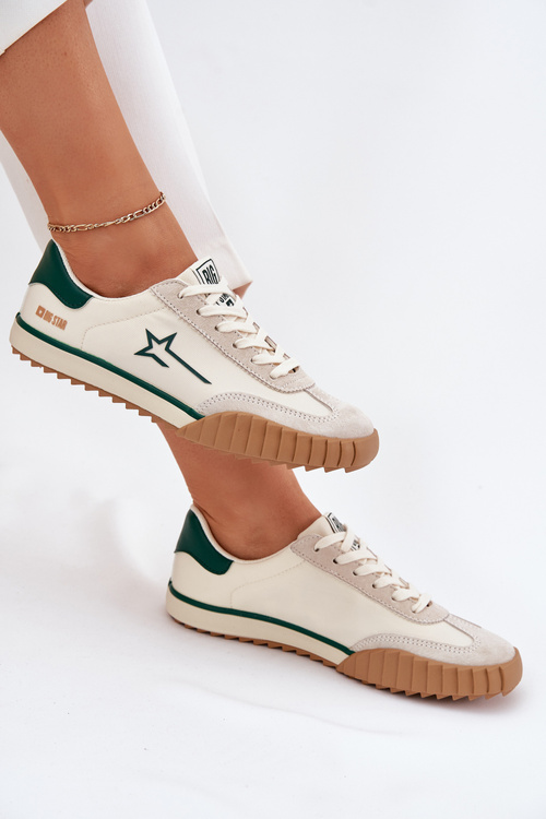 Низькі Жіночі Кросівки Big Star NN274867 Бежеві