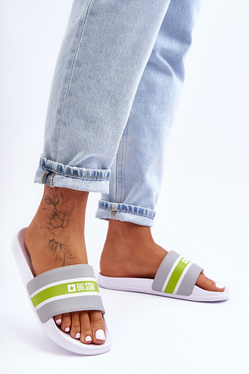 Тапочки Light Foam Big Star JJ274647 White-Gray