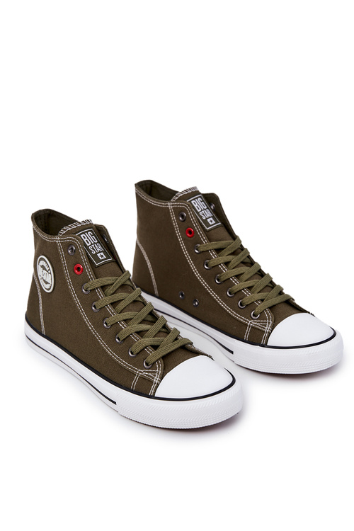 Чоловічі високі кросівки Big Star JJ174387 Хакі