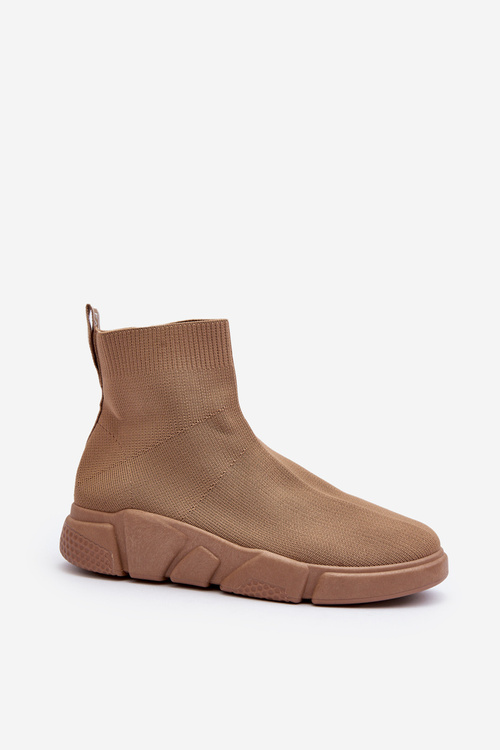 Жіноче спортивне взуття з носком бежеве Zirila