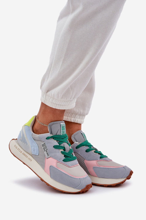 Жіночі Кросівки На Платформі Memory Foam System Big Star NN274682 Сині