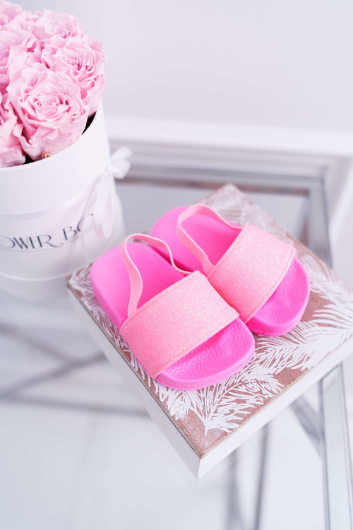 Дитячі шльопанці для дівчинки Brocade Pink Rimia