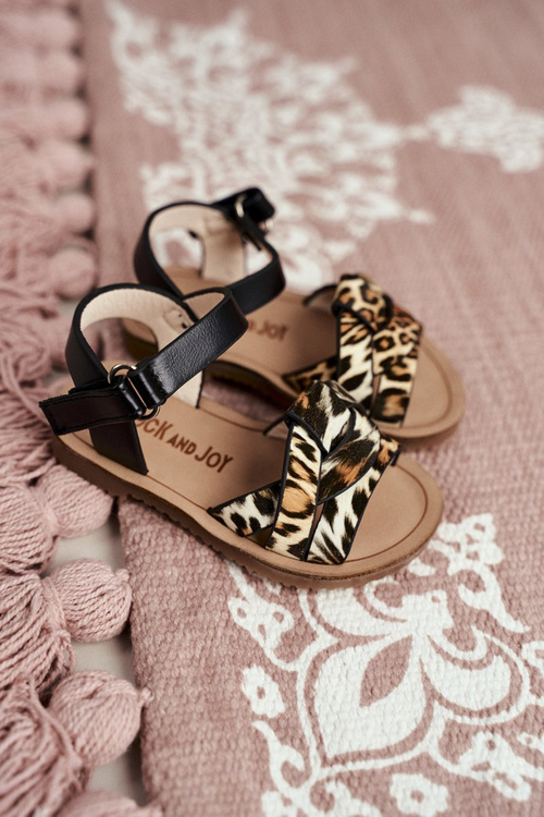 Дитячі босоніжки на липучці для дівчинки Panther Mimi