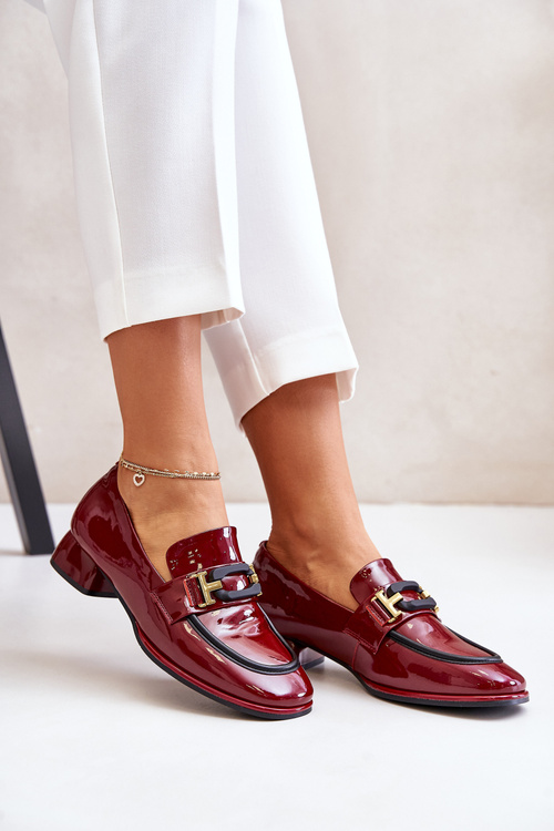 Лаковані жіночі туфлі на підборах Artiker 55C0103 Бордові