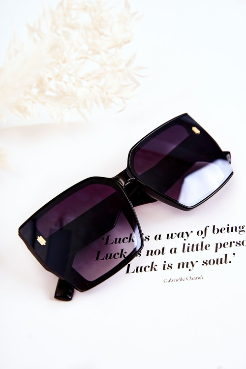 Квадратні сонцезахисні окуляри V110021 Чорні