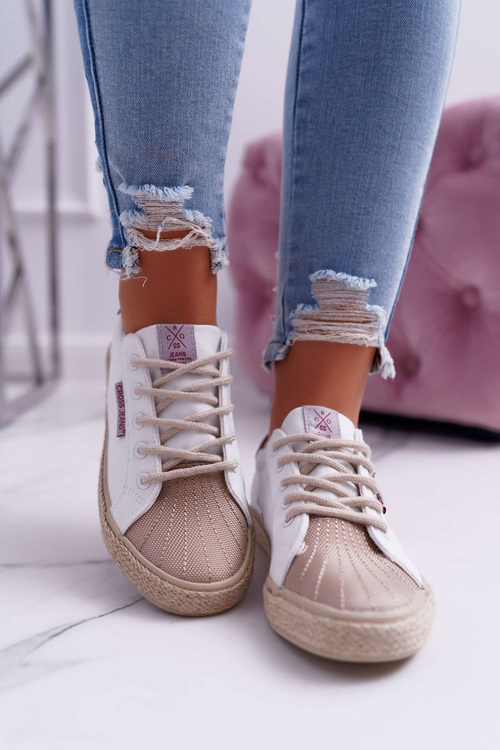 Жіночі кросівки Cross Jeans білі DD2R4095