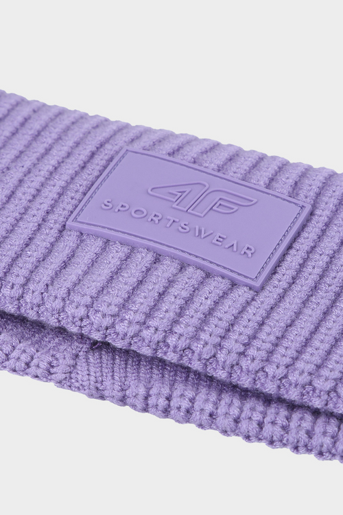 Пов'язка для дівчаток 4F фіолетова 4FJWAW24ABANF079-52S