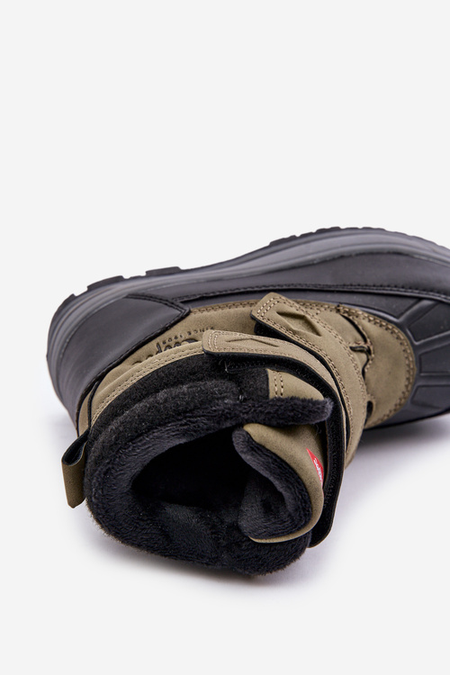 Утеплені зимові черевики для хлопчика Lee Cooper LCJ-23-01-2058 зелені