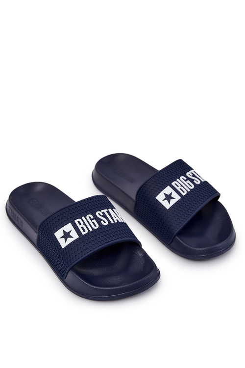 Чоловічі тапочки Big Star JJ174507 Темно-сині
