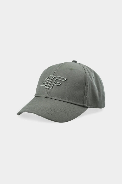 Кепка з полями 4F STRAPBACK унісекс хакі 4FWAW24ACABU314-43S