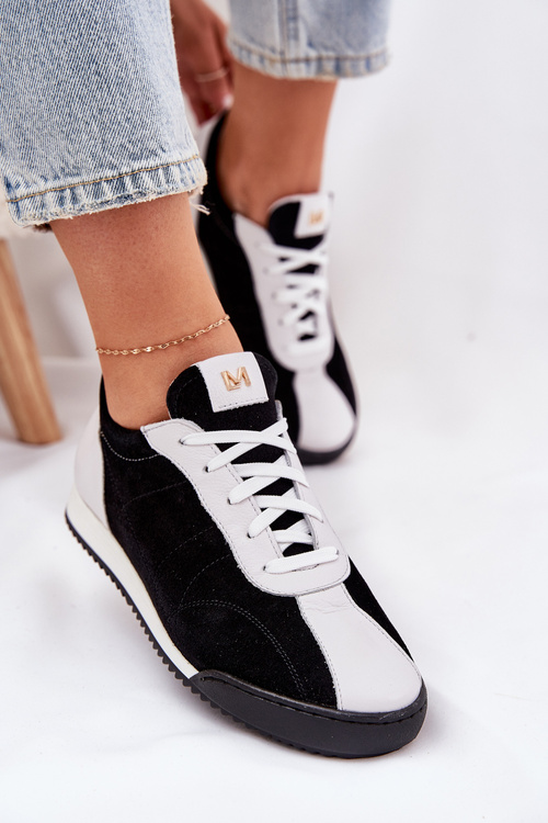 Жіноче Спортивне Взуття з Шкіри Лаура Мессі 2935 Чорні