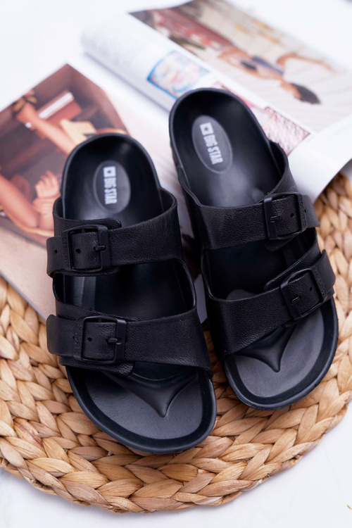 Жіночі шльопанці Big Star чорні AA274A156