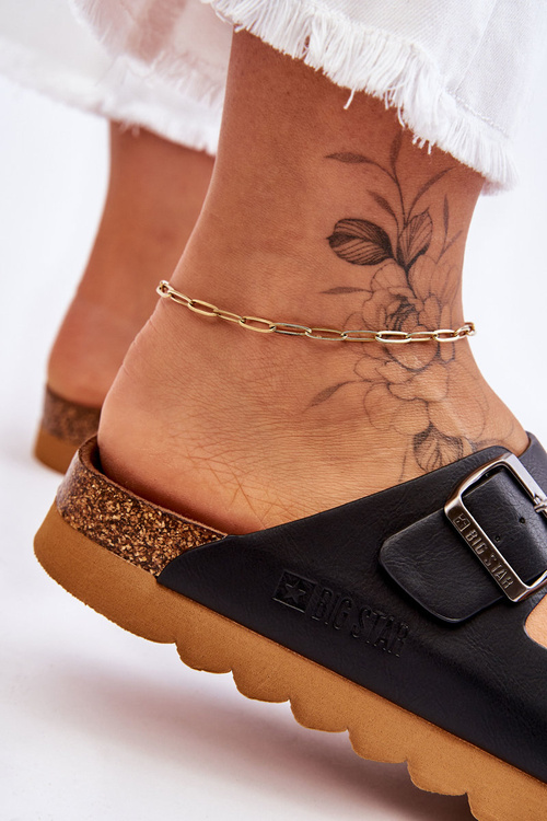 Класичні жіночі тапочки Big Star LL274477 Чорні