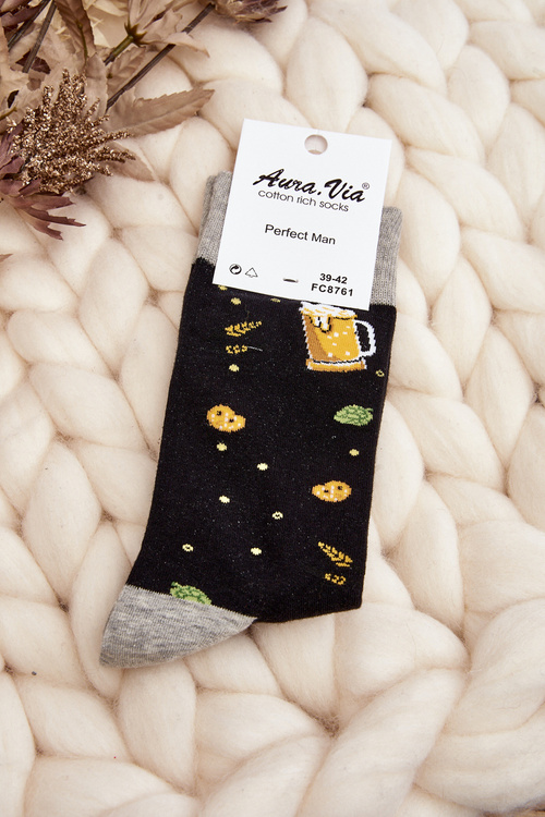 Чорні чоловічі пивні шкарпетки