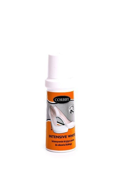 Крем для взуття Corbby Intensive White