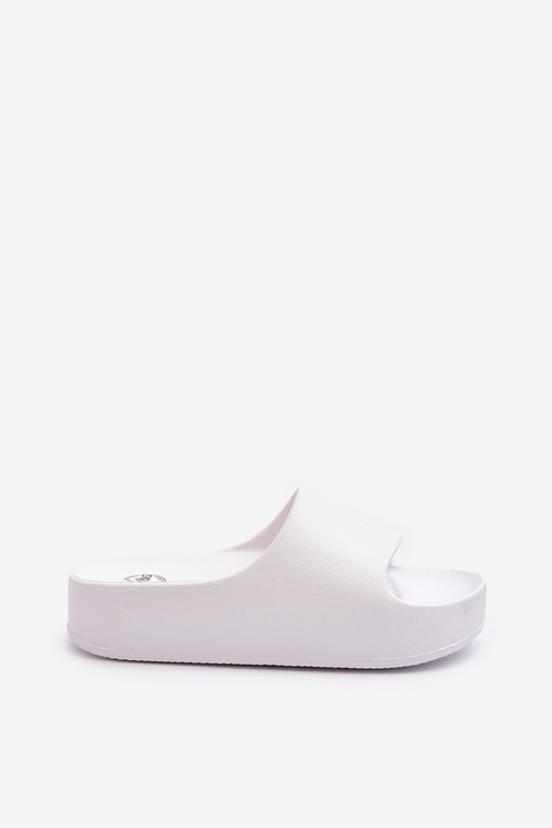 Жіночі білі босоніжки з поролону на платформі Airaplea