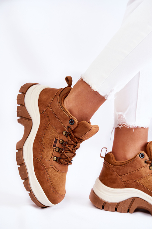 Жіноче трекінгове взуття Memory Foam Big Star KK274362 Коричневий