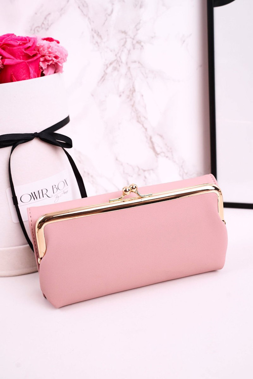 Великий жіночий гаманець на гачку MILANO Рожевий