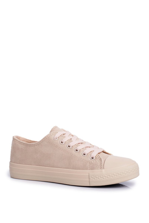 Жіночі замшеві кросівки бежеві El Paso