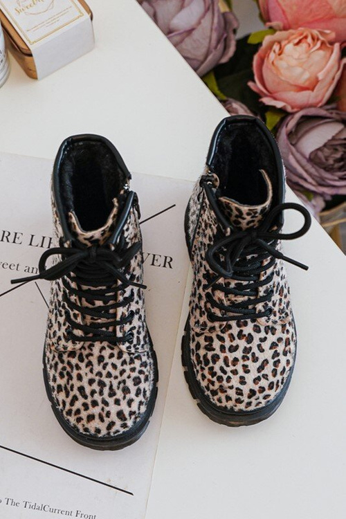 Чоботи дитячі утеплені на блискавці бежеві Goopy