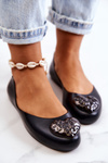Жіночі ароматні гумові балетки ZAXY JJ285046 Чорні