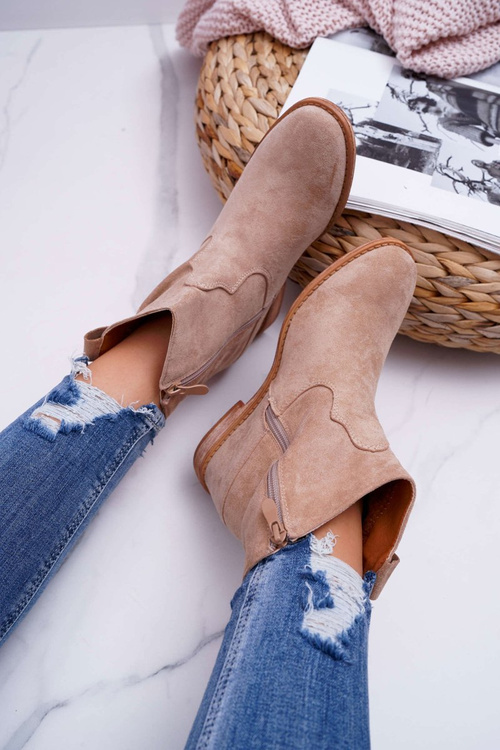 Жіночі чоботи-саше Camel Beige Ellen