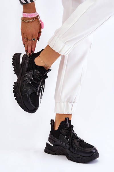 Жіноче спортивне взуття без шнурівки Black Berna