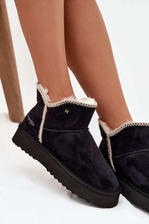 Жіночі зимові чоботи на платформі Wrangler 20253093.25Y Чорні