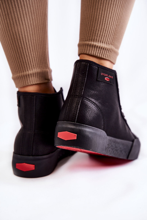 Жіночі високі кросівки Cross Jeans KK2R4055C Чорні