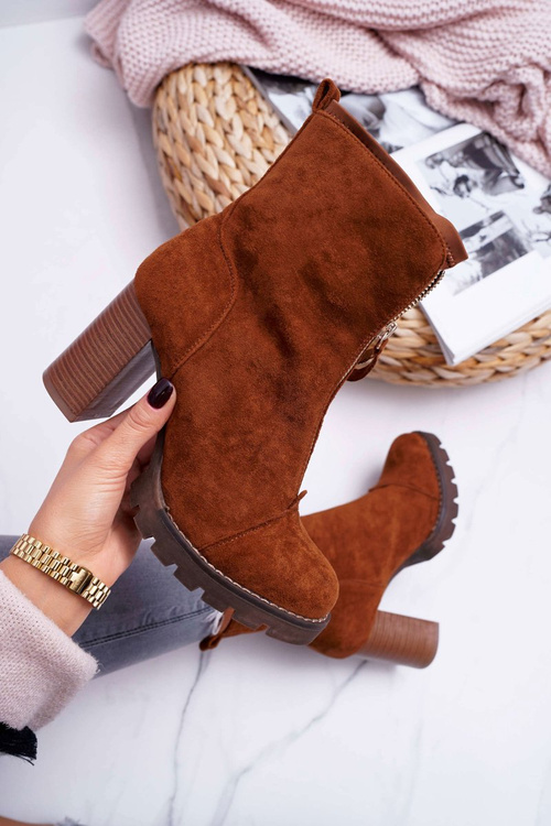 Жіночі чоботи на шпильці Camel Frann