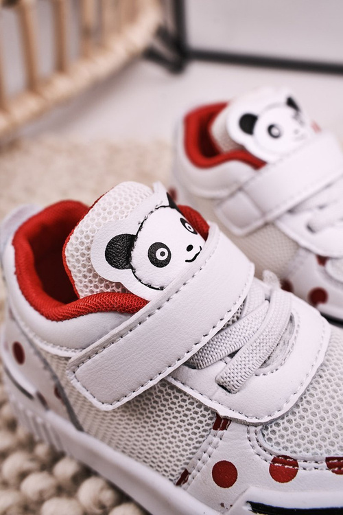 Дитяче спортивне взуття з Panda White Red Chico