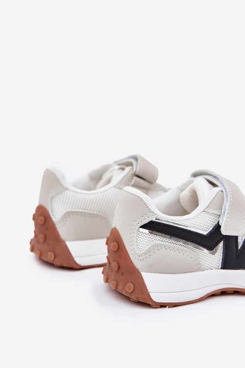 Дитячі кросівки на липучках сірі Tezzu