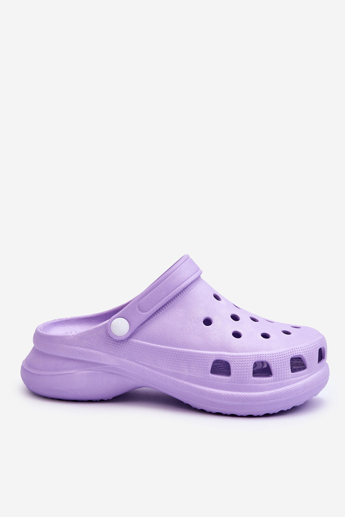 Поролонові босоніжки Crocs на масивній підошві Violet Katniss