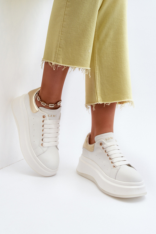 Жіночі шкіряні кросівки GOE NN2N4031 Білі