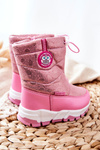 Дитячі зимові чоботи на блискавці Pink Layoth