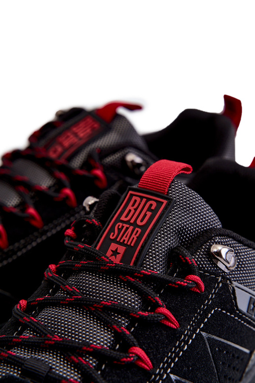 Чоловіче низьке трекінгове взуття Memory Foam Big Star KK174126 Чорне