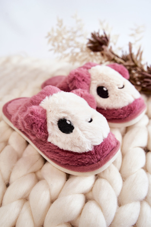 Дитячі хутряні сліпони Pink Alize