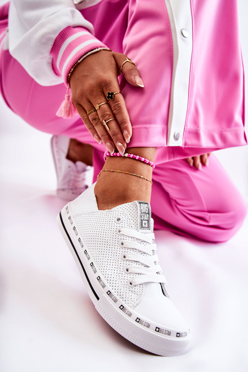 Жіночі ажурні кросівки Big Star White FF274024