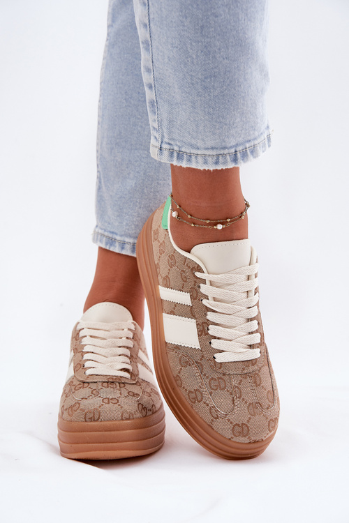 Низькі Кросівки На Платформі Хакі Ovivene