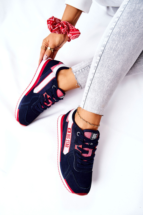 Шкіряне спортивне взуття Big Star II274270 Navy